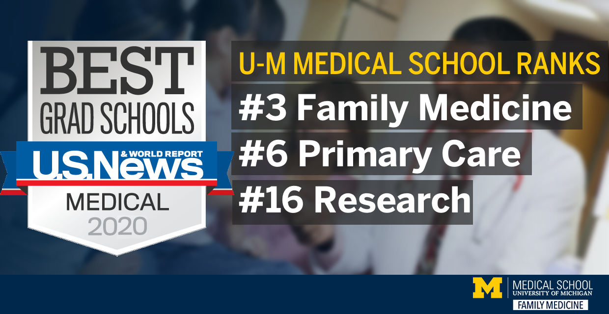 U-M Among The Top Three Family Medicine Programs In The Nation | Family ...